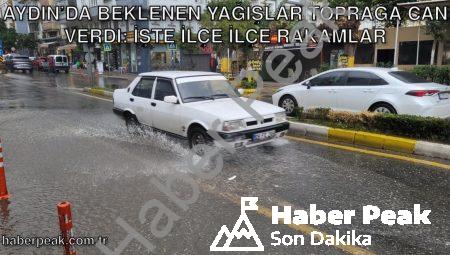 Aydın’da Beklenen Yağışlar Toprağa Can Verdi: İşte İlçe İlçe Rakamlar