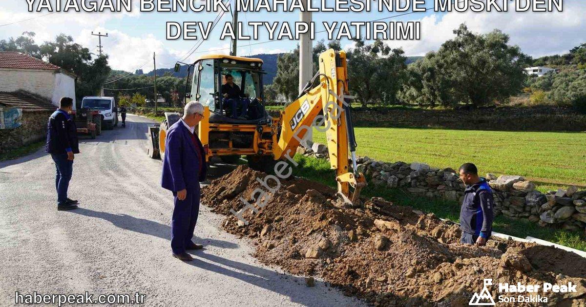 "Yatağan Bencik Mahallesi'nde MUSKİ'den Dev Altyapı Yatırımı" başlıklı haber için fotorealistik, pro