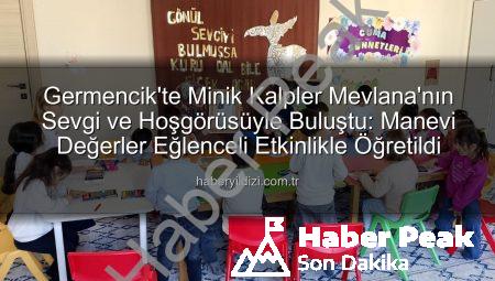 Germencik’te ‘Mevlana Haftası’ Coşkusu: Minik Kalpler Sevgi ve Hoşgörüyle Buluştu