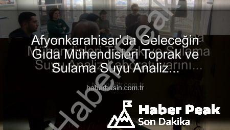 Gıda Mühendisliği Öğrencileri Toprak ve Su Analiz Laboratuvarında Geleceğin Tarımını Keşfetti