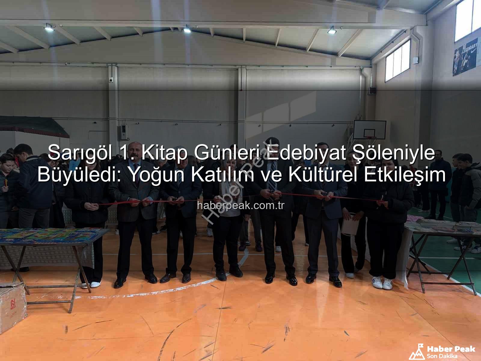 Sarıgöl Kitap Günleri - Sarıgöl 1. Kitap Günleri Edebiyat Şöleniyle Büyüledi: Yoğun Katılım ve Kültürel Etkileşim