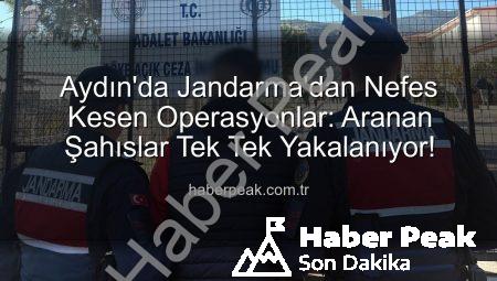 Aydın’da Jandarma’dan Nefes Kesen Operasyonlar: Aranan Şahıslar Tek Tek Yakalanıyor!