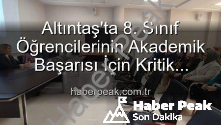 Altıntaş’ta 8. Sınıf Öğrencilerinin Akademik Başarısı İçin Kritik Toplantı: Yeni Stratejiler Masada
