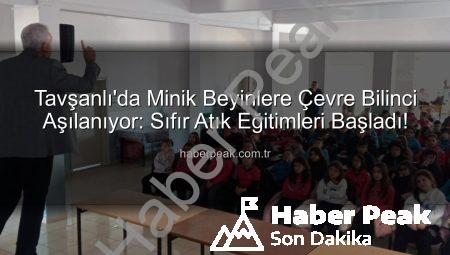 Tavşanlı’da Minik Beyinlere Çevre Bilinci Aşılanıyor: Sıfır Atık Eğitimleri Başladı!