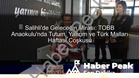 Salihli’de Geleceğin Teminatı Çocuklardan ‘Tutum, Yatırım ve Türk Malları Haftası’na Özel Etkinlik