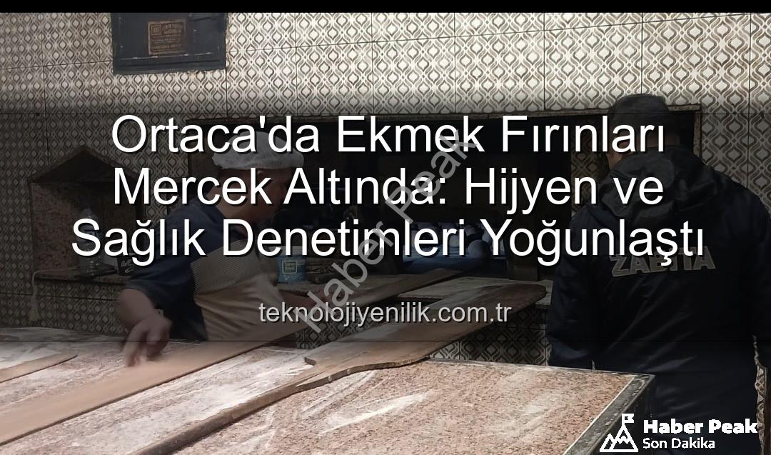 Ortaca ekmek fırınları - Ortaca'da Ekmek Fırınları Mercek Altında: Hijyen ve Güvenlik Denetimleri Sıkılaştırıldı